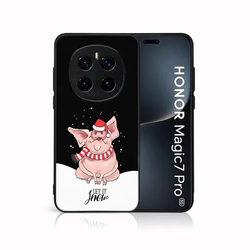 MY ART Kryt s vianočným dizajnom Honor Magic7 Pro 5G LET IT SNOW (075)