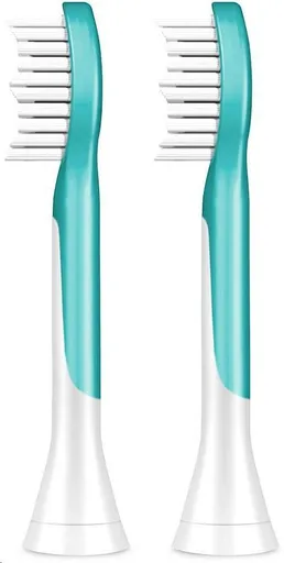 Philips HX6042/33 Sonicare For Kids, náhradná hlavica, pre deti, štandardná veľkosť, 2 kusy, nasadzovací, aqua