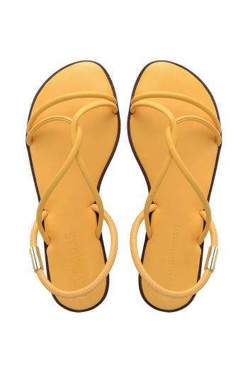 Sandále Havaianas UNA MANGA CAJA dámske, žltá farba, 4149609.5559