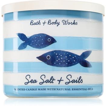 Bath & Body Works Sea Salt & Sails vonná sviečka 411 g