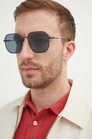 Slnečné okuliare Emporio Armani pánske, čierna farba