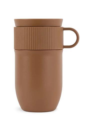 Termo hrnček Sagaform Ted 280 ml oranžová farba