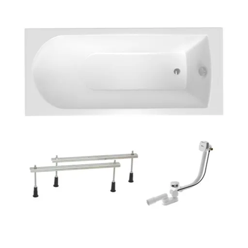 Obdĺžniková vaňa SAT Savero plus 180x75 cm akrylát ľavá aj pravá SATSAV1800APN