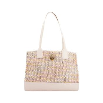 Kurt Geiger London  RAFFIA SQ SM SHOPPER  Tašky Béžová