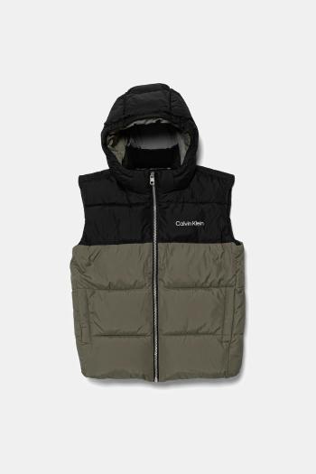 Vesta Calvin Klein Jeans zelená farba, IB0IB02535