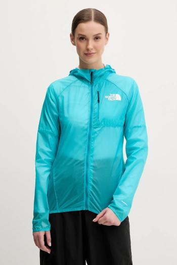 Vetrovka The North Face Windstream tyrkysová farba, NF0A87HF6IB1