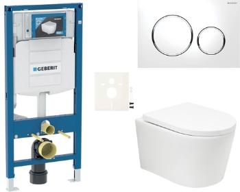 Závesný wc set SAT BREVIS do ľahkých stien / predstenová vírové splachování SIKOGESBRTORS20