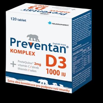 PREVENTAN Komplex D3 1000 IU 120 tabliet