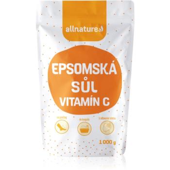 Allnature Epsomská soľ + vitamín C soľ do kúpeľa 1000 g