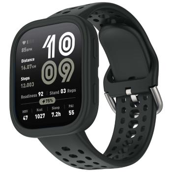 PROTEMIO COVER SET Remienok + obal na hodinky Amazfit Bip 6 čierny