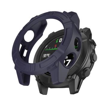 TPU HALF COVER Kryt pre Garmin Descent G2 tmavomodrý
