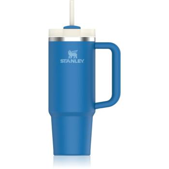 Stanley Quencher H2.O FlowState™ Tumbler tumbler z nehrdzavejúcej ocele s rúrkou Azure 890 ml