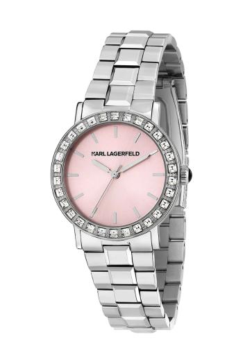 Hodinky Karl Lagerfeld dámske, strieborná farba, R0553100512