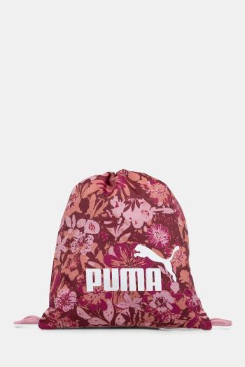 Detský ruksak Puma PUMA PHASE AOP Small Gym Sack ružová farba, vzorovaná, 091325