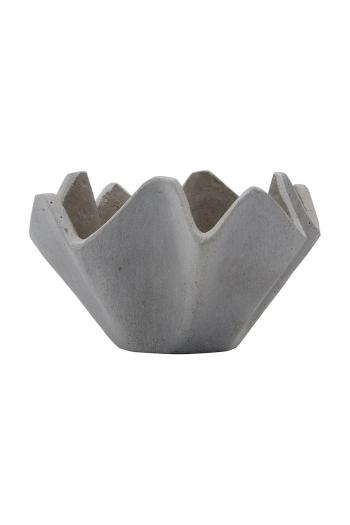 Dekoračný svietnik House Doctor HDVaso 9,5 cm šedá farba