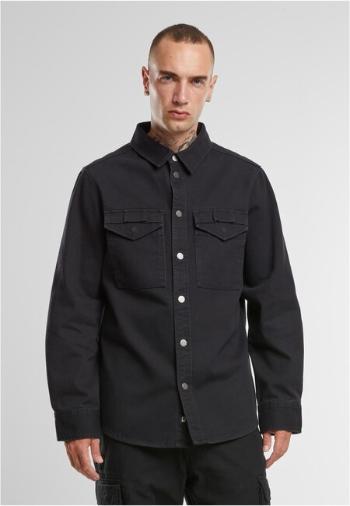 Brandit Men Heavy Twill Shirt black - L