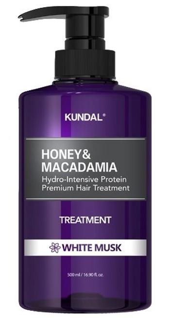 KUNDAL Honey&Macadamia Treatment - hydrointenzívna proteínová kúra na vlasy White Musk 500 ml
