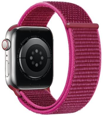 Szíj Eternico Airy Apple Watch 42mm / 44mm / 45mm - Beet Red and Pink edge