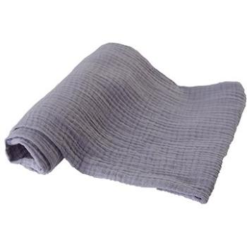 BABYMATEX Muslin bavlnené plienky sivé 2 ks biela 1 ks, 70 × 80 cm (5902675061483)