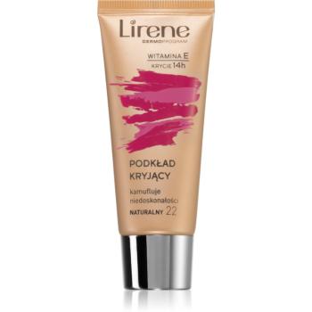 Lirene Vitamin E krycí fluidný make-up odtieň 22 Natural 30 ml