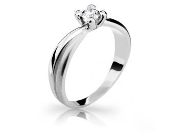 Cutie Jewellery Krásny prsteň z bieleho zlata so zirkónom Z6873-1861-10-X-2 50 mm