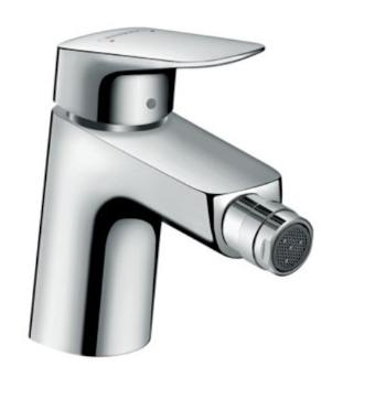 Bidetová batéria Hansgrohe Logis s výpusťou chróm 71203000