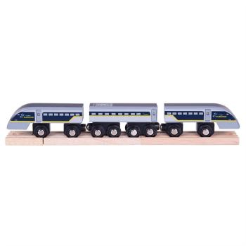 Bigjigs Rail Express Eurostar E320 + 3 șine