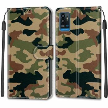 ART Peňaženkový kryt pre ZTE Blade A71 2020 CAMUFLAGE