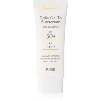 Purito Daily Go-To Sunscreen ľahký ochranný krém na tvár SPF 50+ 60 ml