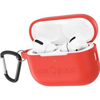 AlzaGuard Skinny Silicone Case na Airpods Pro 2022 červené (AGD-ACSS4R)