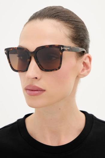 Slnečné okuliare Tom Ford Selby bordová farba, FT0952_5552H
