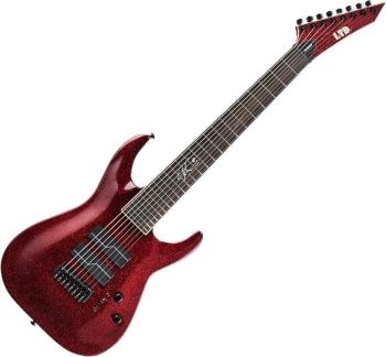 ESP LTD SC-608 Baritone Stephen Carpenter Signature Red Sparkle 8-strunová elektrická gitara