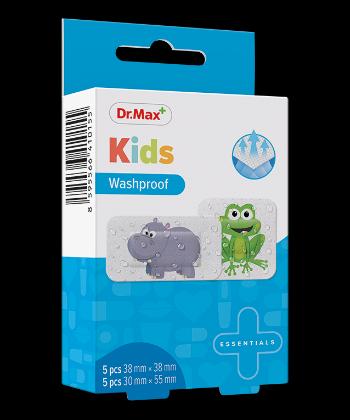 Dr. Max Kids Washproof 2 velikosti náplast 10 ks