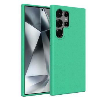 ECO RUBBER Ochranný obal Samsung Galaxy S25 Ultra 5G svetlozelený