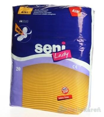 Seni Lady AIR MINI VLOŽKY anatomické urologické vložky pre ženy, savosť 190ml, 20ks