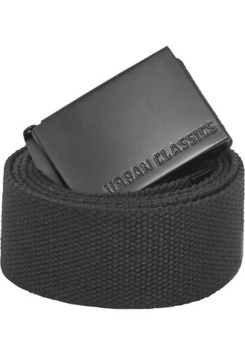 Urban Classics Canvas Belts black - UNI