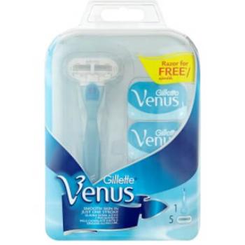 Gillette Náhradní hlavice Venus 4 ks + holicí strojek Venus