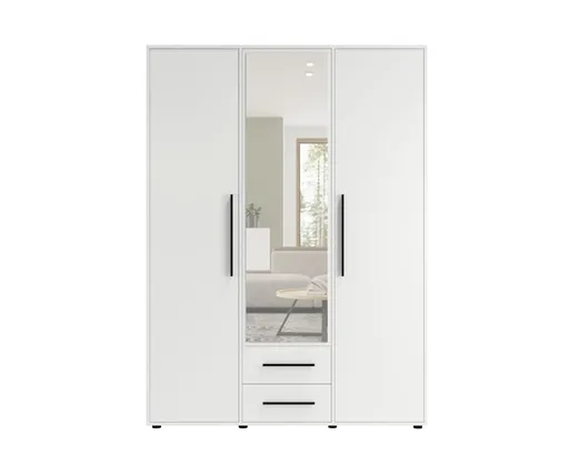 ArtGiB Šatníková skriňa MAXIONE SZ3D2SZ | biela