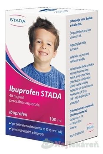 Ibuprofen Stada 40 mg/ml perorálna suspenzia sus.por.1 x 100 ml