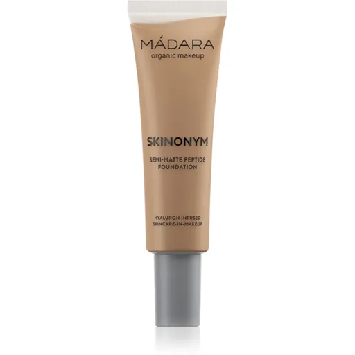 MÁDARA Skinonym Semi-Matte Peptide dlhotrvajúci make-up s peptidmi odtieň #60 Olive 30 ml