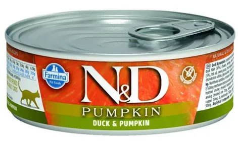 Farmina N&D cat PUMPKIN & duck konzerva pre dospelé mačky 70g