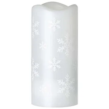 EMOS LED dekoratívny projektor – vločky, 3× AAA, vnútorný, studená biela (DCPC05)