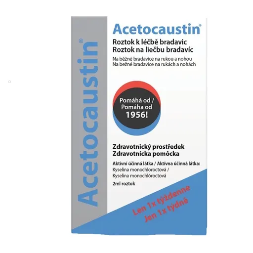 ACETOCAUSTIN Roztok k liečbe bradavíc 2 ml