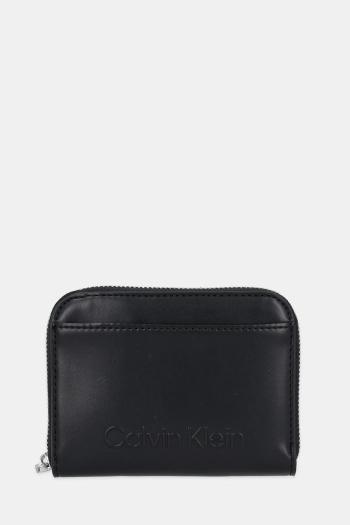 Peňaženka Calvin Klein dámska, čierna farba, K60K612965
