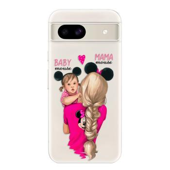Odolné silikonové pouzdro iSaprio - Mama Mouse Blond and Girl - Google Pixel 8a