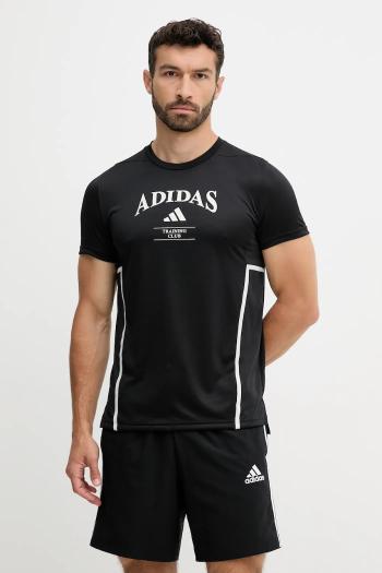 Tréningové tričko adidas Performance Designed for Training čierna farba, vzorované, KA5284