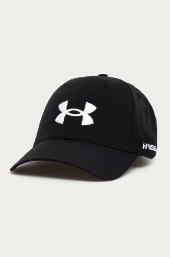 Čiapka Under Armour 1361547 čierna farba, s nášivkou, 1361547