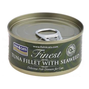 FISH4CATS Finest tuniak s morskými riasami konzerva pre mačky 70 g