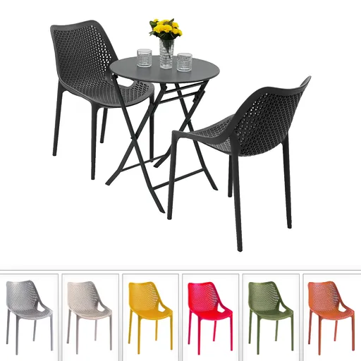 Záhradná zostava DUBLIN/SUNNY 1+2 (rôzne farby) šedá