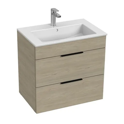 Jika Cube kúpeľňová skrinka s umývadlom 65x43x62,2 cm jaseň H4536021765141